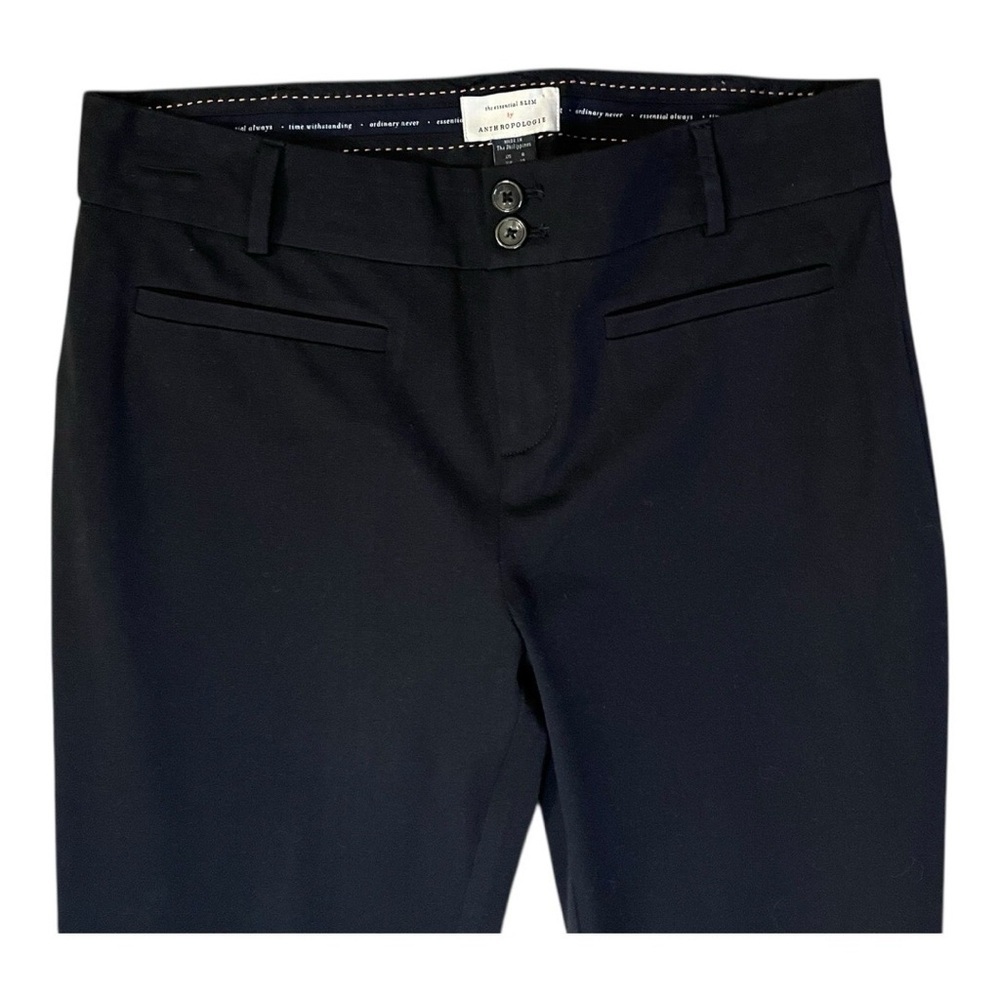 Anthropologie Black Cropped Pants - Picture 7 of 10